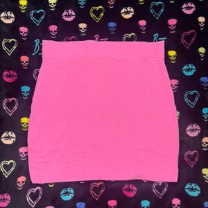Fashion Nova Vibrant Pink Mini Skirt